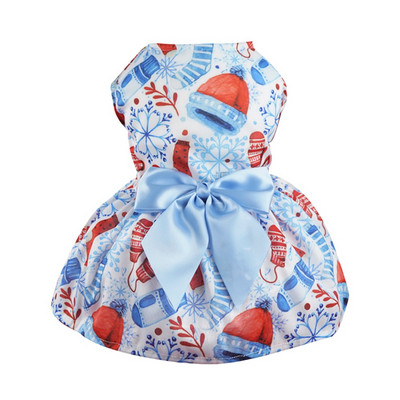 Χριστουγεννιάτικο φόρεμα για σκύλους Μικρά ρούχα για σκύλους Φούστα φόρεμα για γάτες Χριστουγεννιάτικα ρούχα για σκύλους Φόρεμα για κουτάβι Γιορτινό φόρεμα γενεθλίων για πάρτι σκυλιών για κατοικίδια