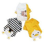 Sweet Pet Cat Karton Vest Majica jesen/zima Cat Clothes Kostim za mačke Kitten Shirts Kedi Clothing Pets Cat Outfit t-shirt