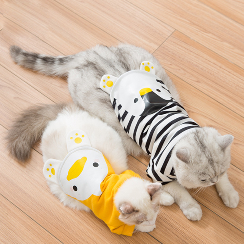Sweet Pet Cat Karton Vest Majica jesen/zima Cat Clothes Kostim za mačke Kitten Shirts Kedi Clothing Pets Cat Outfit t-shirt