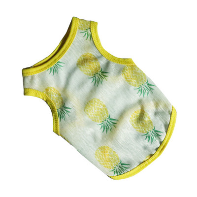 Suvised lemmikloomad hingavad õhukesed riided armsad trükitud päikesekaitsekreem Kassid Vest Varrukateta kutsikas Chihuahua särgid Kassipojad Koerad Riided