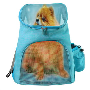 Σακίδιο πλάτης σκύλου, Τσάντα μεταφοράς κατοικίδιων ζώων με πλέγμα για μικρά σκυλιά γάτες κουτάβια, τσάντα πλάτης Comfort Cat Αεροπορική εταιρεία εγκεκριμένη για Hikin