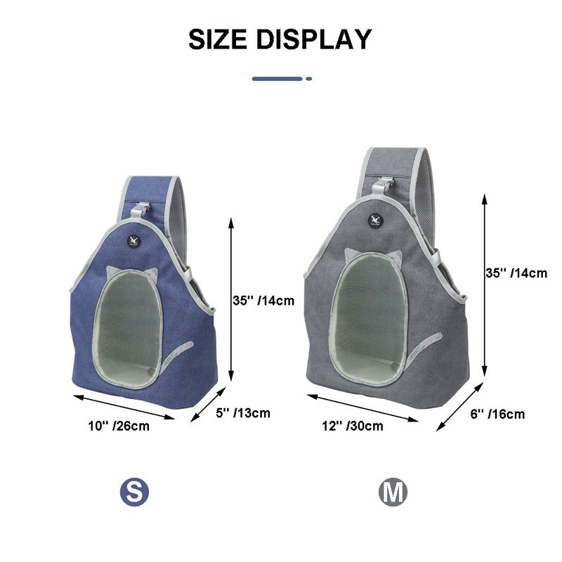 Φορητή τσάντα μεταφοράς γάτας Αναπνεύσιμες τσάντες ώμου για κουτάβια κατοικίδια Μικρά σκυλιά Μεταφορείς εξωτερικού χώρου Κλουβί για γάτες Κουνέλι