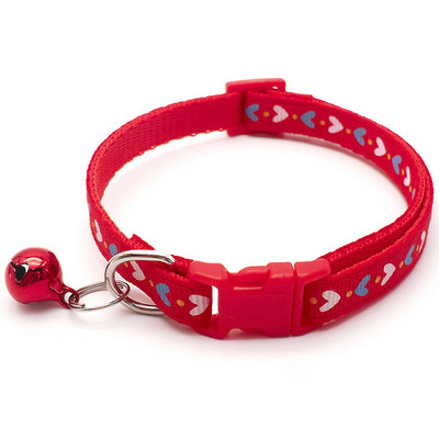 Guler pentru pisici, imprimeu colorat cu desene animate, pisici, guler pentru catelus, cu clopote, guler cu catarama din nailon reglabil, animale de companie, caini, gat, accesorii pentru pisici