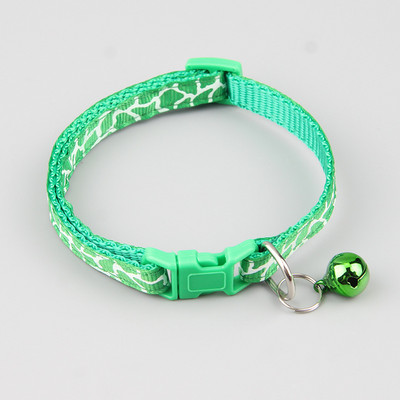 Guler pentru pisici, imprimeu colorat cu desene animate, pisici, guler pentru catelus, cu clopote, guler cu catarama din nailon reglabil, animale de companie, caini, gat, accesorii pentru pisici