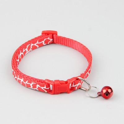 Guler pentru pisici, imprimeu colorat cu desene animate, pisici, guler pentru catelus, cu clopote, guler cu catarama din nailon reglabil, animale de companie, caini, gat, accesorii pentru pisici