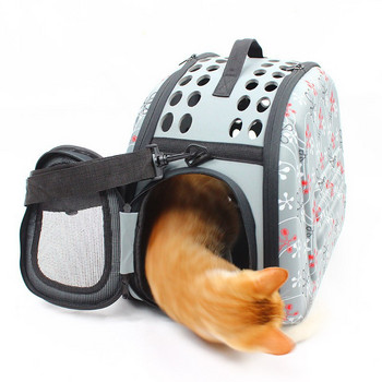 TECHOME New Outdoor Cats Dog Carrier Bag Pet Carrier Дишащ размер за пътуване Pet Carrier Сгъваема външна чанта за домашни любимци за куче котка