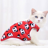 Kassiriided Sügistalvised lemmikloomariided väikestele kassidele koertele flanell Armsad kassikostüümid Pehme kassipoeg kiisu mantel jope kutsika komplekt