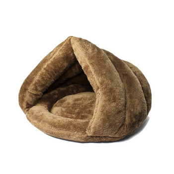 Χειμερινό φθινόπωρο Κρεβάτι κατοικίδιων με ζεστό φλις για γάτες σκύλους Άνετα κρεβάτια Αξεσουάρ μαξιλαριών για σκηνή χαλάκι ύπνου με φωλιά ρείθρων