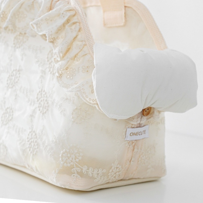 Luksuzna čipkana torba za kućne ljubimce s jastučićem Sweet Summer Pet Out Bag Prijenosna prozračna torba za rame Teddy ruksak Nosiljka za štene za kućne ljubimce