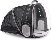 Επεκτάσιμο σακίδιο πλάτης BEIKOTT για γάτες, Σακίδιο πλάτης για σκύλους κατοικίδιων ζώων για μικρές γάτες, σκύλους και πτηνά, σακίδιο πλάτης με διάφανο διάστημα