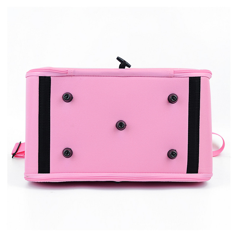 Geantă de transport pentru animale de companie Geantă de umăr pliabilă portabilă pentru călătorie în aer liber Geantă de mână respirabilă pentru câini mici, pisici, genți pentru animale de companie