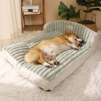 HOOPET Κρεβάτι για κατοικίδια Γάτα Χοντρό κρεβάτι ύπνου Χειμερινό ζεστό μαξιλάρι για γάτες Μικρά σκυλιά Άνετος καναπές ρείθρων Καλάθι για σκύλους Προϊόντα για κατοικίδια