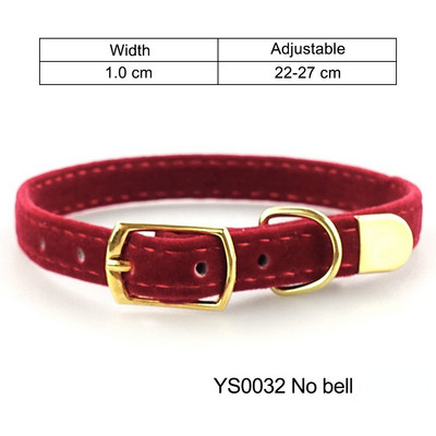 Κολάρο για κατοικίδια κολάρο γάτας με κουδούνι βελούδινο υφασμάτινο κολάρο για μικρούς μεσαίους σκύλους Κολάρο γατών Αξεσουάρ κατοικίδιων γατών