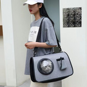 Μεταφορέας γάτας Bubble Τσάντα ταξιδιού μαλακής όψης Μεταφορέας κατοικίδιων ζώων για γάτες σκύλους Kitten Puppy Comfort Φορητή πτυσσόμενη τσάντα κατοικίδιων