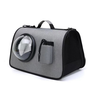 Μεταφορέας γάτας Bubble Τσάντα ταξιδιού μαλακής όψης Μεταφορέας κατοικίδιων ζώων για γάτες σκύλους Kitten Puppy Comfort Φορητή πτυσσόμενη τσάντα κατοικίδιων