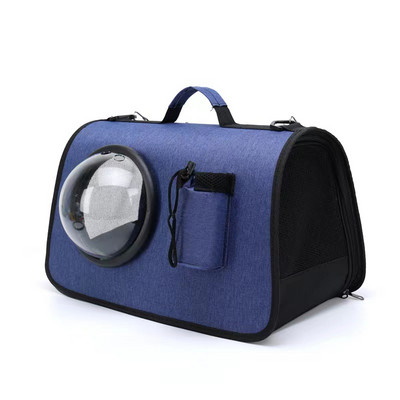Μεταφορέας γάτας Bubble Τσάντα ταξιδιού μαλακής όψης Μεταφορέας κατοικίδιων ζώων για γάτες σκύλους Kitten Puppy Comfort Φορητή πτυσσόμενη τσάντα κατοικίδιων