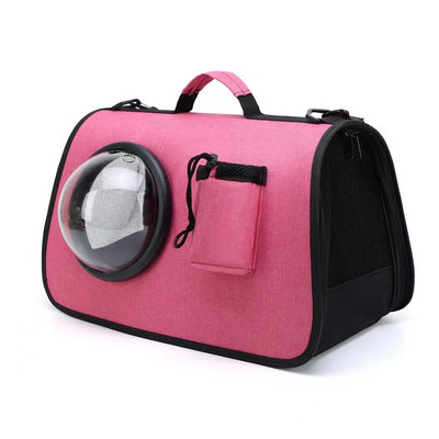Μεταφορέας γάτας Bubble Τσάντα ταξιδιού μαλακής όψης Μεταφορέας κατοικίδιων ζώων για γάτες σκύλους Kitten Puppy Comfort Φορητή πτυσσόμενη τσάντα κατοικίδιων