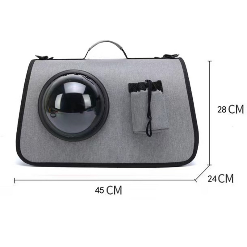 Μεταφορέας γάτας Bubble Τσάντα ταξιδιού μαλακής όψης Μεταφορέας κατοικίδιων ζώων για γάτες σκύλους Kitten Puppy Comfort Φορητή πτυσσόμενη τσάντα κατοικίδιων