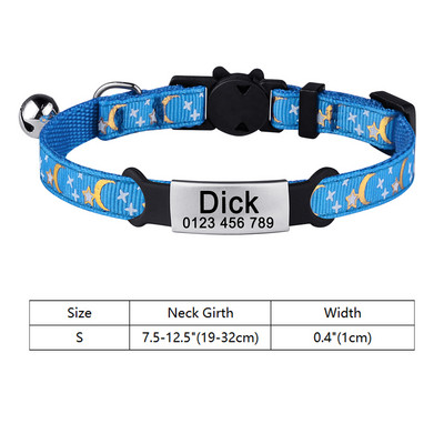 Personalizat, ajustabil, guler de pisică din nailon Papion Produse pentru animale de companie Mic, mare, pisicuță, guler floral, accesorii, etichetă, colier mic