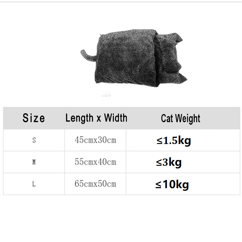 Κρεβάτι γάτας Χειμερινό αφαιρούμενο ζεστό μισόκλειστο υπνόσακος για κατοικίδια Κρεβάτι για σκύλους Σπίτι για γάτες Μαξιλάρι φωλιάς με μαξιλάρι