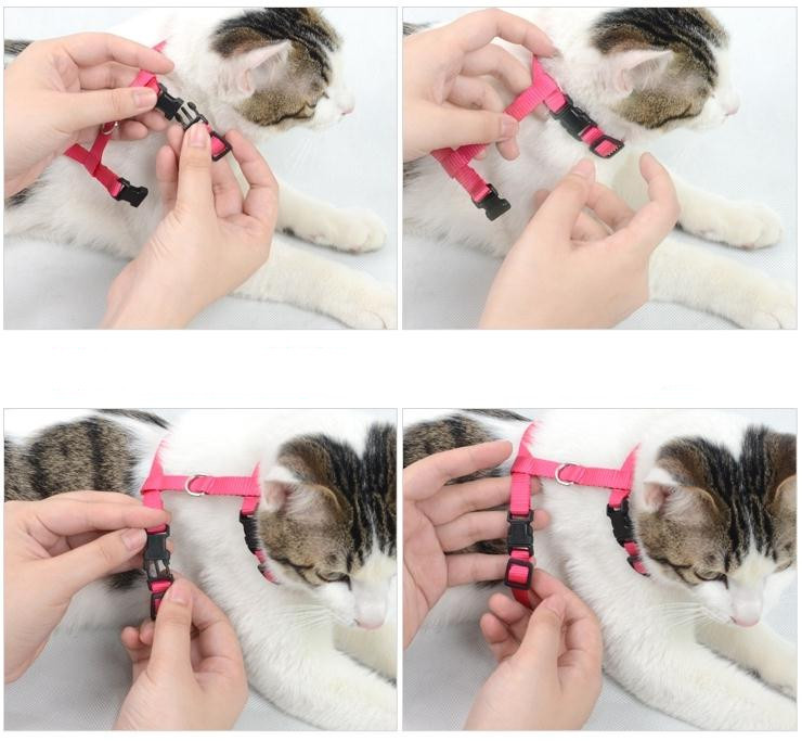 Kućni ljubimac, mačić, podesivi vučni pojas, uzica, odjeća za životinje, mačka, dodaci za mačiće, ular za štene, ogrlica bez kartona