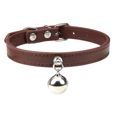 Isikupärastatud kassi kaelarihm kellukese graveeringuga nimekaelarihm kassile reguleeritav kutsikatarvikud kassipoja kaelakee lemmiklooma kutsikad nahast