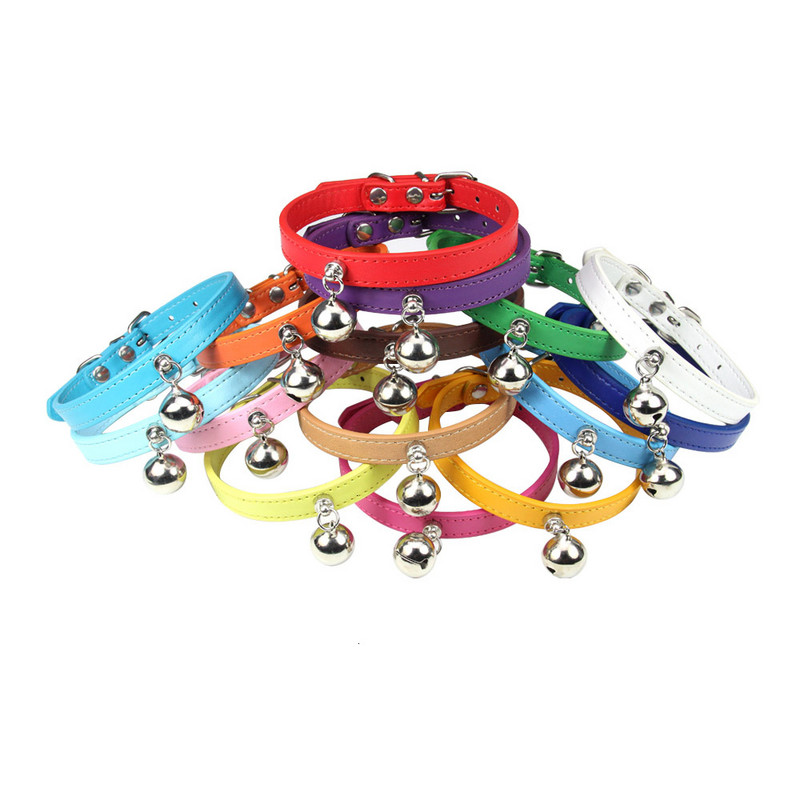 Isikupärastatud kassi kaelarihm kellukese graveeringuga nimekaelarihm kassile reguleeritav kutsikatarvikud kassipoja kaelakee lemmiklooma kutsikad nahast