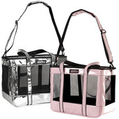 EDENPETZ prozračna mrežasta kožna nosiljka za pas, pas, mačka, modna velika putna torba za nošenje, torba za nošenje na rame