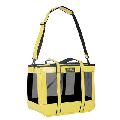 EDENPETZ prozračna mrežasta kožna nosiljka za pas, pas, mačka, modna velika putna torba za nošenje, torba za nošenje na rame