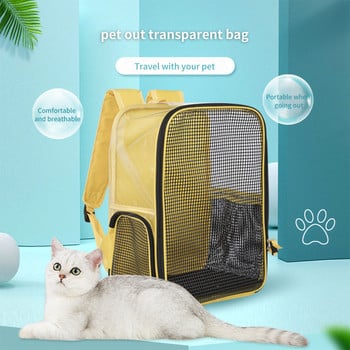 Αναπνεύσιμες τσάντες μεταφοράς γάτας Μεταφορείς κατοικίδιων εξωτερικού χώρου Μικρός σκύλος Σακίδιο πλάτης για γάτα Κλουβί τσάντα μεταφοράς κατοικίδιων ζώων για σκύλο γάτας