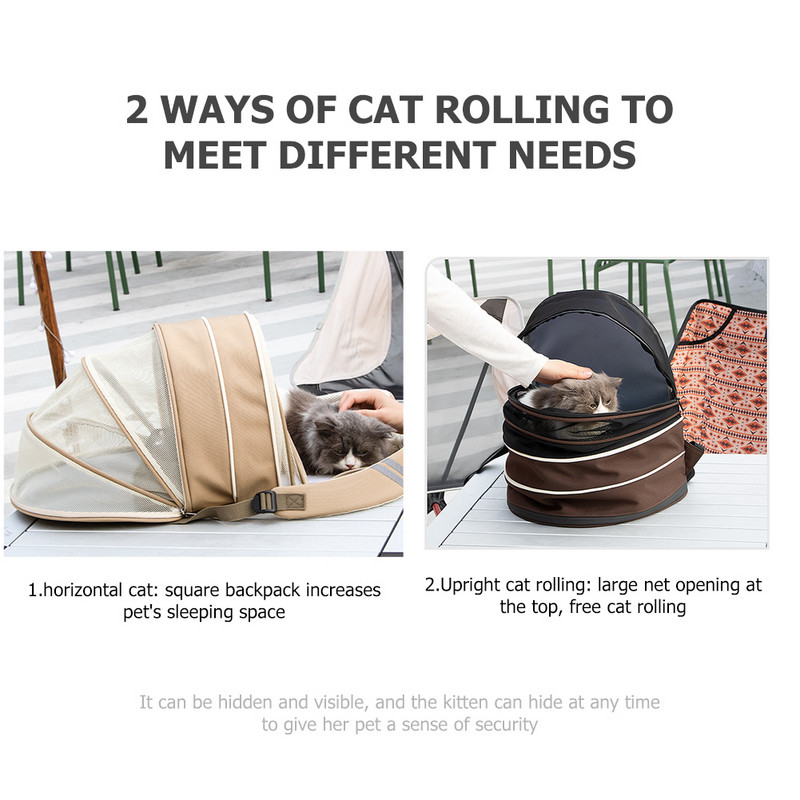 Ruksak za nošenje kućnih ljubimaca, psi, mačke, psići, mačići, prozirna, proširiva, prozračna svemirska kapsula, torba za kućne ljubimce za šetnju na otvorenom