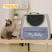 YISIUS kassi kandekott Kaasaskantav kassi seljakott läbipaistev kott kassidele Hingav seljakott väikeste koerte kandmiseks