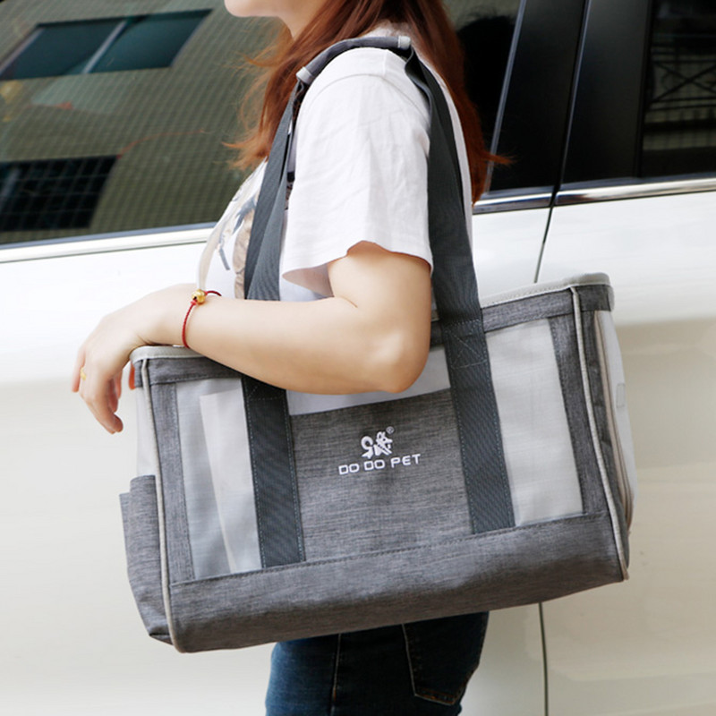 Prozračna, ležerna putna torba za nošenje na rame za mačiće, štene, transportna torba, vodootporna, sklopiva vanjska nosiljka za kućne ljubimce, mačke i pse