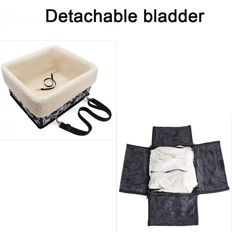 Geantă de transport pliabilă, lavabilă, cu booster cald, Carcasă pentru scaun auto pentru animale de companie, pentru 5 kg, câine, pisică, animale mici, articole de exterior