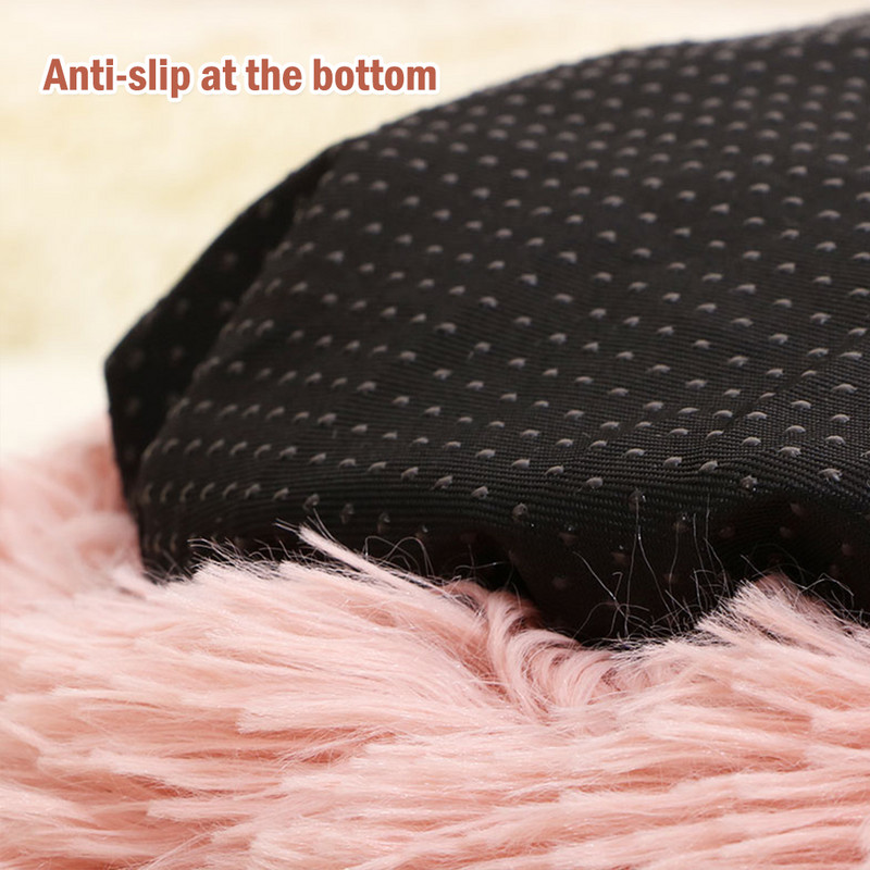 Donut Dog Bed Topao, mekani, dugi plišani jastuk za kućne ljubimce za Samll, veliku kućicu za pse, krevet za mačke, perivu kauč za pse, potrepštine za pse