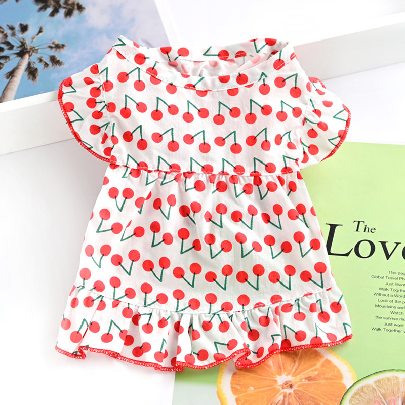 Suvised lemmikloomariided Kirsimustriga kassiriided väikestele kassidele, koertele, kostüümidele, kirsimahladele kassisärkidele, kassipoegadele, kassidele, kostüüm