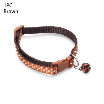1PC šareni najlonski privjesak sa šljokicama, zvono, podesive ogrlice za pse, mačke, štene, ogrlice s mačićima s kopčom, dodaci za mačke, potrepštine za kućne ljubimce
