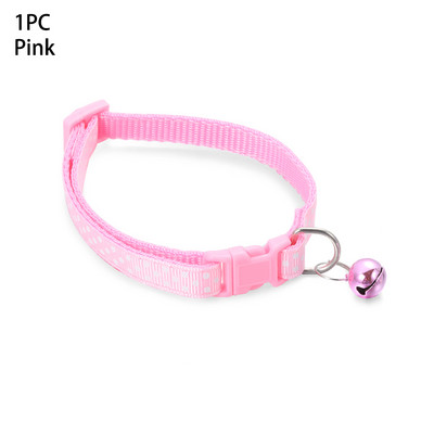 1PC šareni najlonski privjesak sa šljokicama, zvono, podesive ogrlice za pse, mačke, štene, ogrlice s mačićima s kopčom, dodaci za mačke, potrepštine za kućne ljubimce