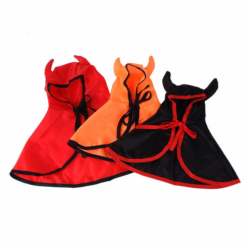 Halloween Rog Ogrtač za kućne ljubimce Pelerina Kostim za psa Odjeća za mačke Ogrtač s kapuljačom Pribor za Noć vještica Pas za Noć vještica
