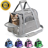 Torba za prijevoz mačaka za kućne ljubimce Prijenosni ruksak za pse s mrežastim prozorom Torba za prijevoz pasa za mačke odobrena od zrakoplovnih kompanija