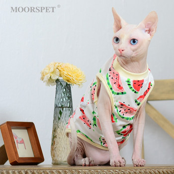 Ρούχα άτριχα γάτα Sphinx Κοντό γιλέκο γερμανικό Ke Nisi Λεπτό γιλέκο καλοκαιριού και φθινοπώρου