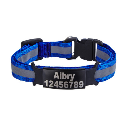 Reflektirajuća mačja sigurnosna kopča, ogrlica, podesiva prilagođena personalizirana osobna iskaznica, graviranje, najlonska ogrlica s mačićima