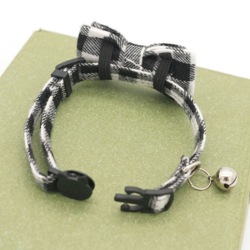 1 ΤΕΜ. Χαριτωμένο κολάρο γάτας Μικρό κολάρο για κουτάβι για γάτα Φιόγκο Κολιέ με κουδούνι για σκύλο γάτα Τσιουάουα για κατοικίδια