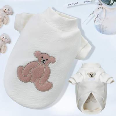 Νέα μόδα Πουλόβερ χαριτωμένο αρκουδάκι Ρούχα κατοικίδιων γατών Ρούχα για σκύλους Ζεστό παλτό για Σφίγγα πουκάμισο με κοντότριχες γάτες Ρούχα για μικρά σκυλιά Στολή για κατοικίδια