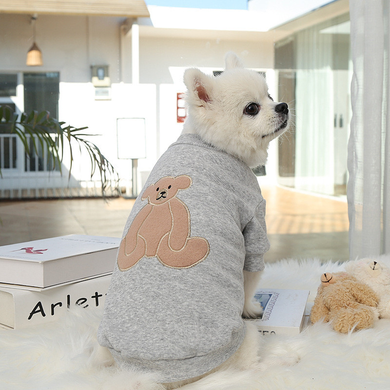 Νέα μόδα Πουλόβερ χαριτωμένο αρκουδάκι Ρούχα κατοικίδιων γατών Ρούχα για σκύλους Ζεστό παλτό για Σφίγγα πουκάμισο με κοντότριχες γάτες Ρούχα για μικρά σκυλιά Στολή για κατοικίδια