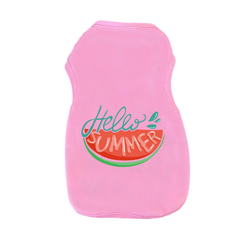 Lemmikloomade riided koertele Vest Varrukateta suveriided kutsikatele T-särk Avokaado Kevadsuvised koerarõivad Chihuahua XS-XXL