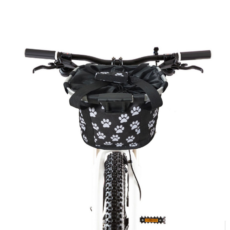 Lemmikloomad Kassiistme Jalgrattakorv Eemaldatav Jalgratta Juhtraud Korv Kokkupandav Väike lemmiklooma Kassi Koera kandekott Jalgrattakott Ostukorv