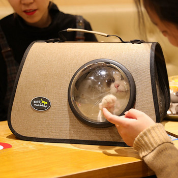Σακίδιο πλάτης γάτας Ταξιδιωτική τσάντα μεταφοράς γάτας Φορητή κάψουλα χώρου για κατοικίδια Αναπνεύσιμη συσκευή μεταφοράς γάτας Τσάντα χειρός για κατοικίδια εξωτερικού χώρου Προϊόντα για γάτες