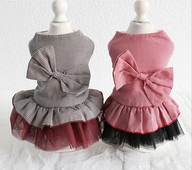 Jeftina rasprodaja Haljina za kućne ljubimce za psa Mala mala mašna Čipkana topla štenci Životinja Mačka Tutu suknja za zabave Odjeća za Chihuahua