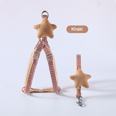 Harnaș pentru pisici pentru câine guler vestă pentru câine mic, mijlociu, pisică, accesorii, set de ham și lesă, guler pentru pisici, lesă cu plumb 120 cm